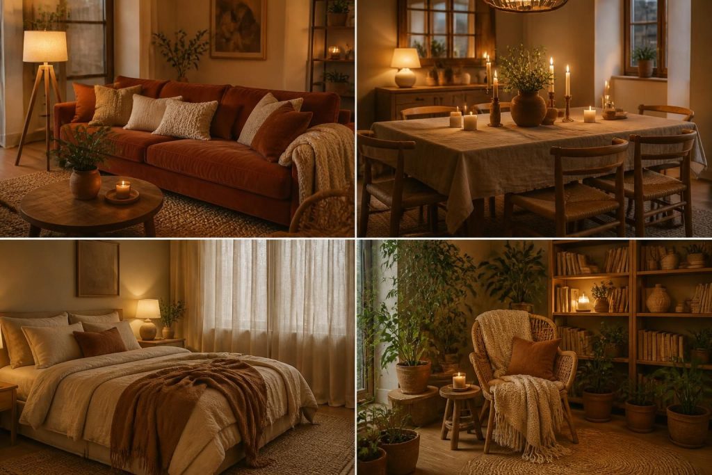 découvrez notre guide complet pour créer une déco cosy et chaleureuse pièce par pièce, et transformez votre intérieur en un véritable cocon de confort.