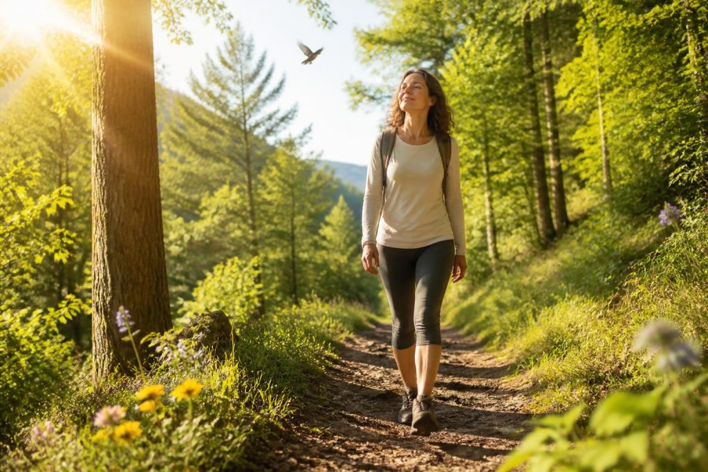 découvrez les bienfaits d'une marche en forêt pour la santé physique et mentale : détente, amélioration du bien-être et connexion avec la nature.