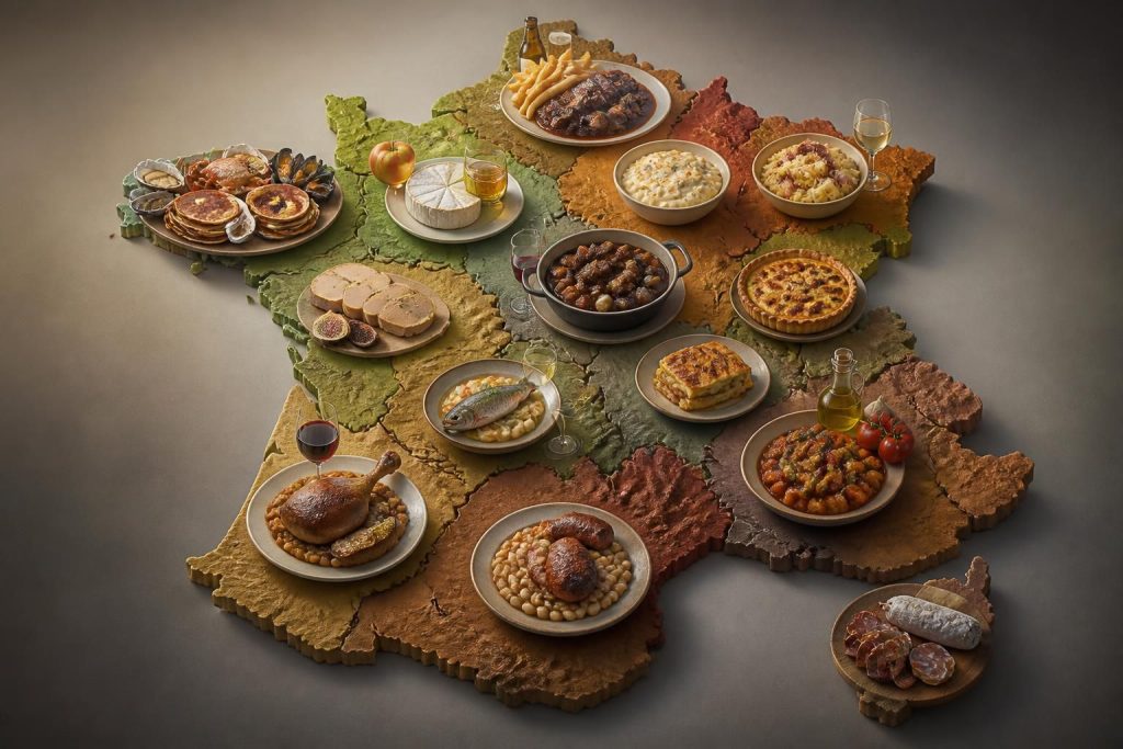 découvrez les spécialités culinaires du terroir français, région par région, pour un voyage savoureux à travers les traditions et les saveurs authentiques de la france.