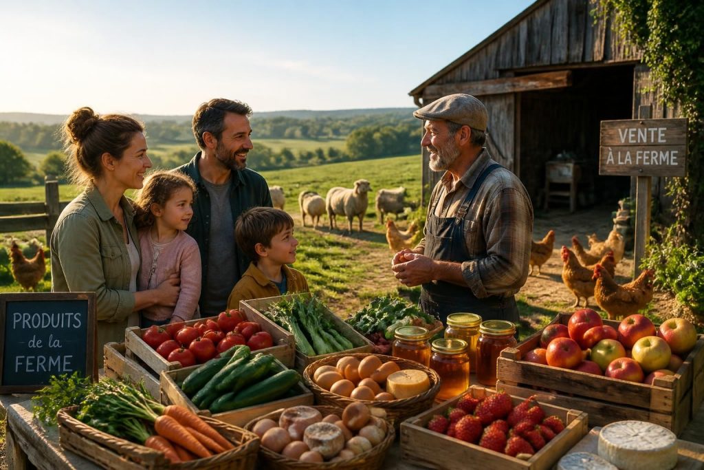 découvrez le plaisir de visiter une ferme authentique et achetez directement auprès des producteurs locaux pour garantir fraîcheur et qualité.